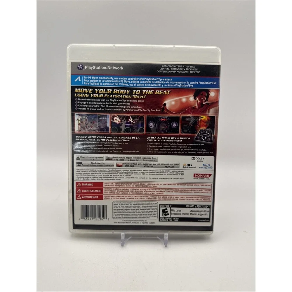 Dance Dance Revolution (Sony PlayStation 3, 2010) - CIB Clean Disk